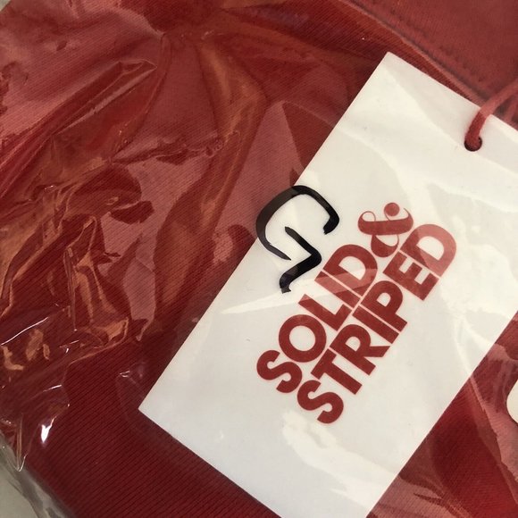 Solid & Striped Sophie Shorts Poppy Red - Picture 6 of 8